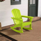 WestinTrends Outdoor Patio Poly Adirondack Rocking Chair Rocker