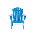 WestinTrends Outdoor Patio Poly Adirondack Rocking Chair Rocker