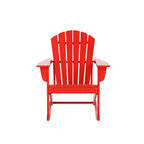 WestinTrends Outdoor Patio Poly Adirondack Rocking Chair Rocker