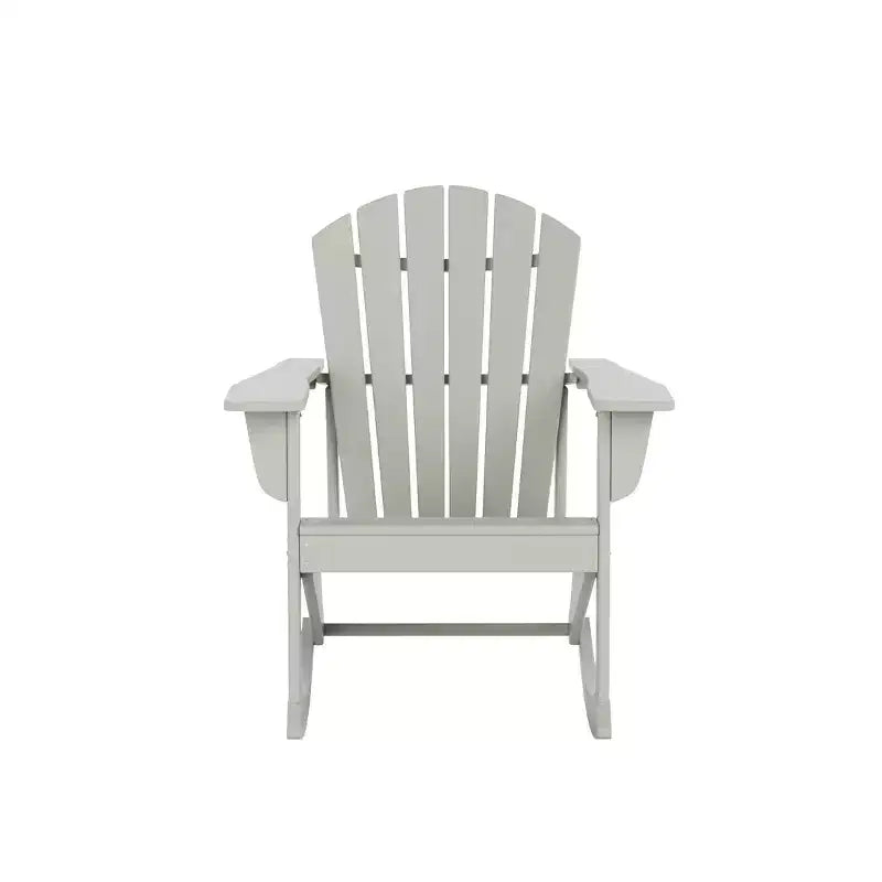 WestinTrends Outdoor Patio Poly Adirondack Rocking Chair Rocker