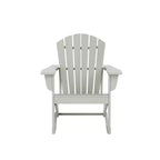 WestinTrends Outdoor Patio Poly Adirondack Rocking Chair Rocker