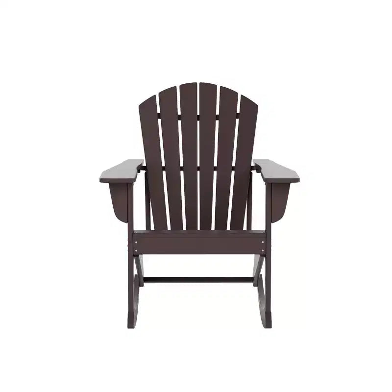 WestinTrends Outdoor Patio Poly Adirondack Rocking Chair Rocker