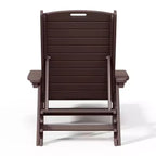 WestinTrends Sdraio da Esterno Adirondack per Patio Giardino Piscina (Set da 2)