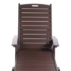 WestinTrends Sdraio da Esterno Adirondack per Patio Giardino Piscina (Set da 2)