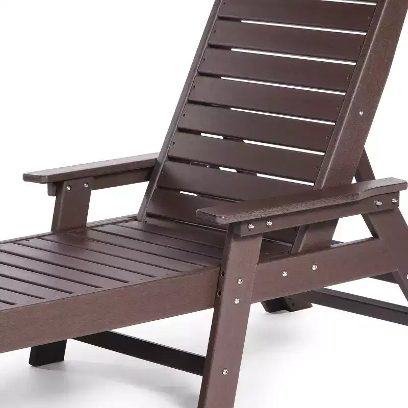WestinTrends Sdraio da Esterno Adirondack per Patio Giardino Piscina (Set da 2)