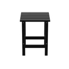 WestinTrends 3 Pieces Set Poly Adirondack Outdoor Chaise Lounges with Side Table