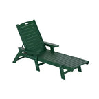WestinTrends 3 Pieces Set Poly Adirondack Outdoor Chaise Lounges with Side Table