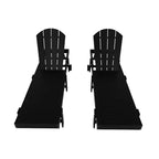 WestinTrends Malibu Sdraio reclinabile con ruote in polietilene (set da 2 pz)