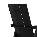 WestinTrends Outdoor Patio Modern Adirondack Dining Chair Weather Resistant