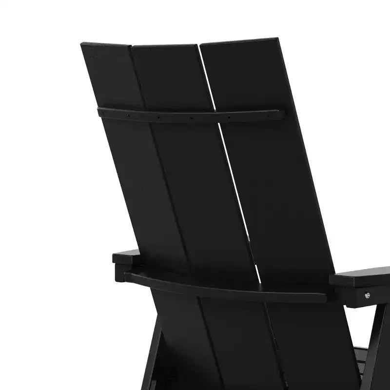 WestinTrends Outdoor Patio Modern Adirondack Dining Chair Weather Resistant