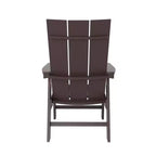 WestinTrends Outdoor Patio Modern Adirondack Dining Chair Weather Resistant