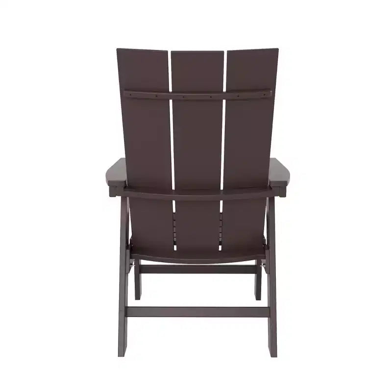 WestinTrends Outdoor Patio Modern Adirondack Dining Chair Weather Resistant