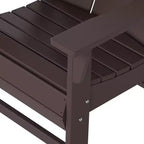 WestinTrends Outdoor Patio Modern Adirondack Dining Chair Weather Resistant