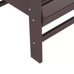 WestinTrends Outdoor Patio Modern Adirondack Dining Chair Weather Resistant