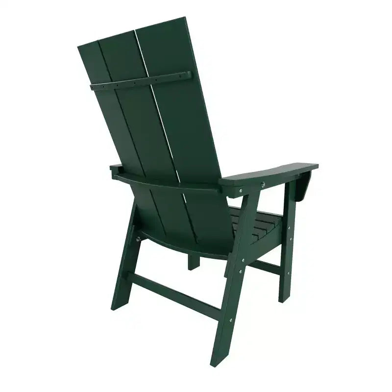 WestinTrends Outdoor Patio Modern Adirondack Dining Chair Weather Resistant