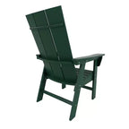 WestinTrends Outdoor Patio Modern Adirondack Dining Chair Weather Resistant