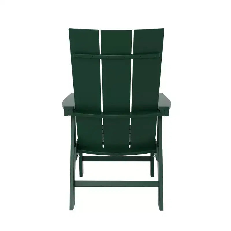 WestinTrends Outdoor Patio Modern Adirondack Dining Chair Weather Resistant