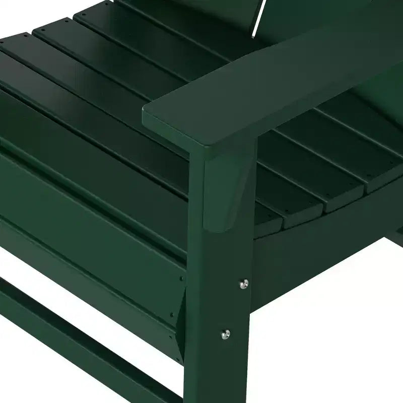 WestinTrends Outdoor Patio Modern Adirondack Dining Chair Weather Resistant