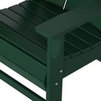 WestinTrends Outdoor Patio Modern Adirondack Dining Chair Weather Resistant