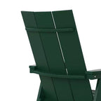 WestinTrends Outdoor Patio Modern Adirondack Dining Chair Weather Resistant