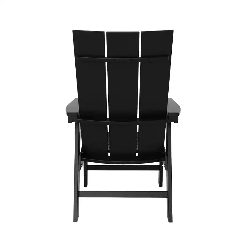 WestinTrends Outdoor Patio Modern Adirondack Dining Chair Weather Resistant