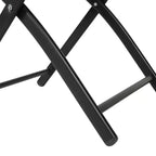 Emma and Oliver Set di 4 sedie pieghevoli per interni ed esterni con materiale Flex Comfort e telai in acciaio
