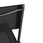Emma and Oliver Set di 4 sedie pieghevoli per interni ed esterni con materiale Flex Comfort e telai in acciaio