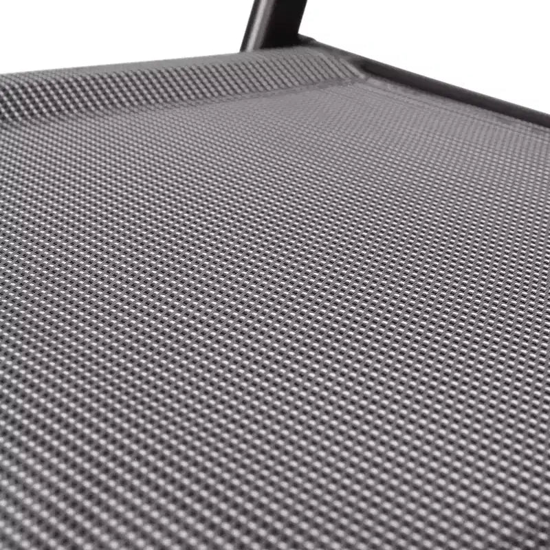 Emma and Oliver Set di 4 sedie pieghevoli per interni ed esterni con materiale Flex Comfort e telai in acciaio