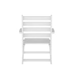 Merrick Lane Sedia Adirondack da Interno/Esterno con Portabicchieri Pieghevole, Sedia Adirondack in HDPE Riciclato Resistente a Tutte le Condizioni Atmosferiche