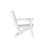 Merrick Lane Sedia Adirondack da Interno/Esterno con Portabicchieri Pieghevole, Sedia Adirondack in HDPE Riciclato Resistente a Tutte le Condizioni Atmosferiche