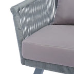SAFAVIEH Outdoor Sneh-Lata 4-Piece Rope Patio Set - 54W x 27D x 26H