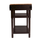 SEI Furniture Woodson Transitional Gray Storage Kitchen Island