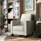 Haynes Traditional Fabric Welted Padded Recliner Chair by Furniture of America
