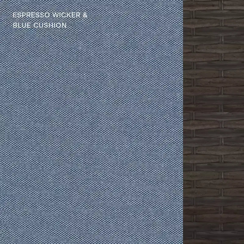 Seduta da Esterno Honeycomb Carmel - Sedia in Rattan Espresso: Arredamento Modulare da Patio Resistente alle Intemperie