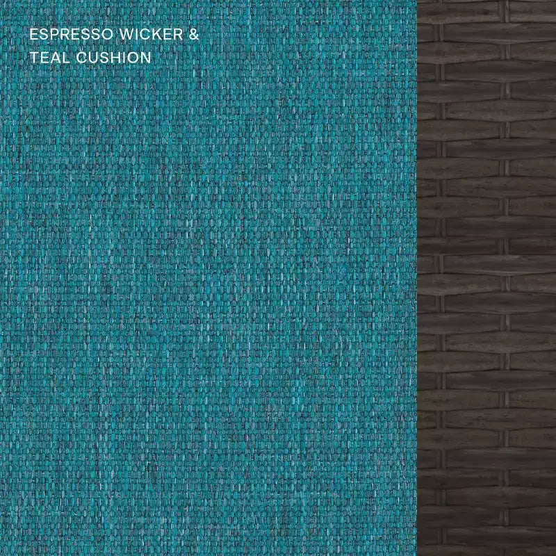 Seduta da Esterno Honeycomb Carmel - Sedia in Rattan Espresso: Arredamento Modulare da Patio Resistente alle Intemperie