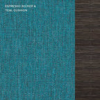 Seduta da Esterno Honeycomb Carmel - Sedia in Rattan Espresso: Arredamento Modulare da Patio Resistente alle Intemperie