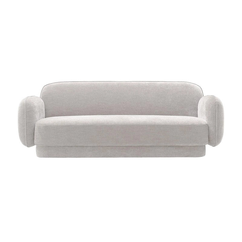 Kandor Textured Velvet Sofa - 84.7W x 34.3D x 32.1H