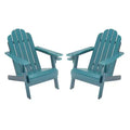 CASAINC Adirondack Chair with Cup Holder and Umbrella Hole, Set of 2