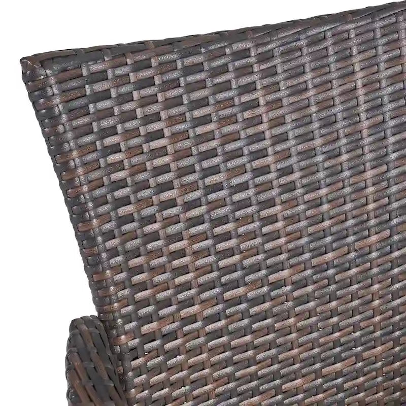 Bragdon Aluminum/ Brown Wicker 9-piece Outdoor Dining Set by Christopher Knight Home