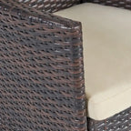 Bragdon Aluminum/ Brown Wicker 9-piece Outdoor Dining Set by Christopher Knight Home