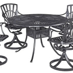 Homestyles Grenada Charcoal Aluminum Outdoor Dining Table