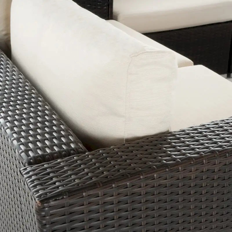 Santa Rosa Outdoor 7-piece Wicker Sectional Sofa with Storage by Christopher Knight Home