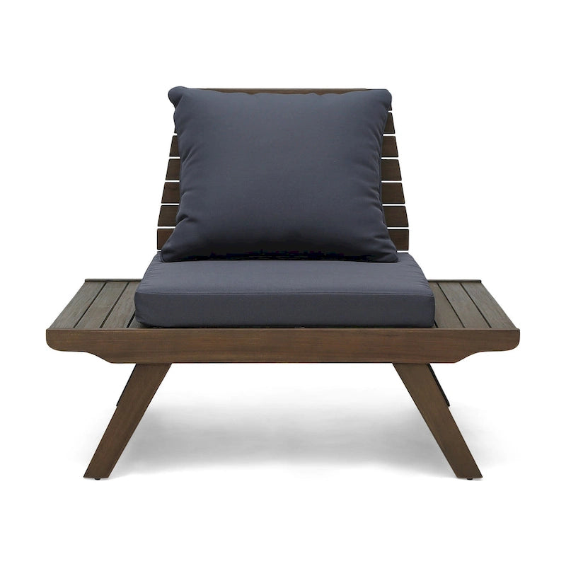 Sedona Outdoor 6 Seater Acacia Wood Chat Set by Christopher Knight Home