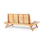 Sedona Outdoor 6 Seater Acacia Wood Chat Set by Christopher Knight Home