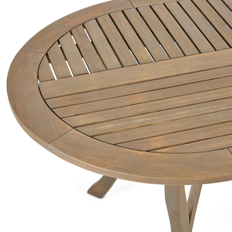 Hermosa Acacia Wood Outdoor 7-piece Dining Set by Christopher Knight Home
