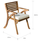 Hermosa Acacia Wood Outdoor 7-piece Dining Set by Christopher Knight Home