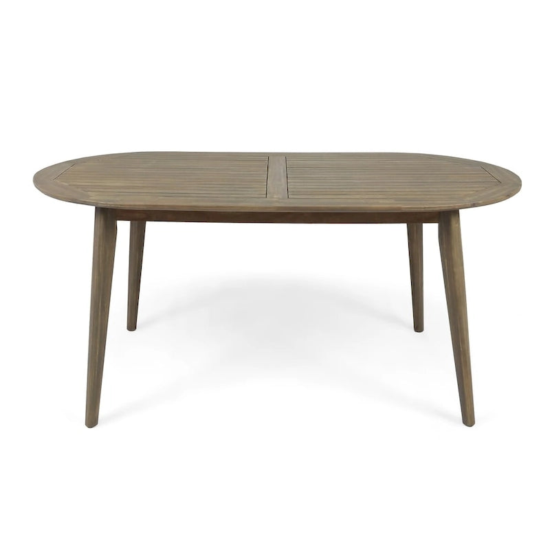 Casa Outdoor 6-seater Oval Acacia Dining Set by Christopher Knight Home