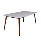 Set da pranzo da esterno Amazonia Hawaii in legno e resina, 9 pezzi