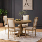 Set da pranzo circolare imbottito a 5 pezzi Remuda di Christopher Knight Home