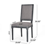 Set da pranzo circolare imbottito a 5 pezzi Remuda di Christopher Knight Home